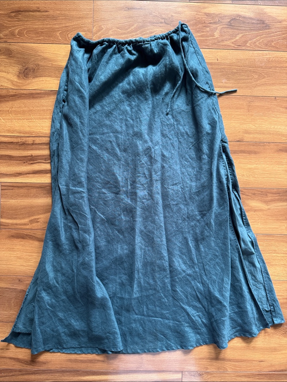 MIKOH Enid Linen Maxi Skirt L